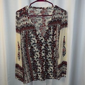 Lucky Brand long sleeve blouse